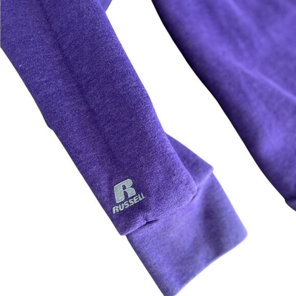 Clemson Tigers Purple Crewneck Sweatshirt by Russell Athletic, Size M - Picture 6 of 13